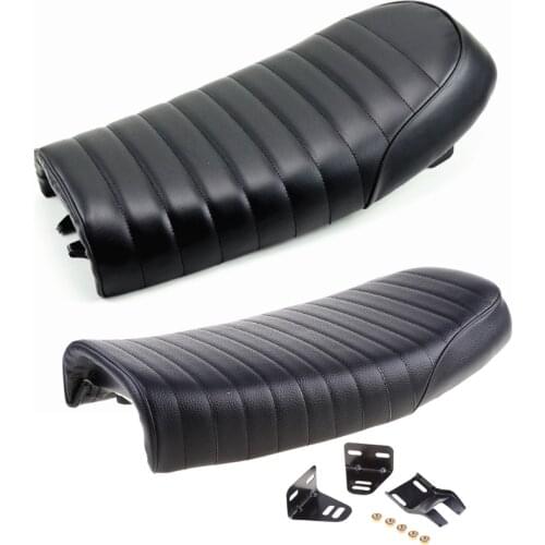2021 New Motorcycle Retro Seat Cushion Vintage Comfortable Hump Saddle for Cafe Racer CG