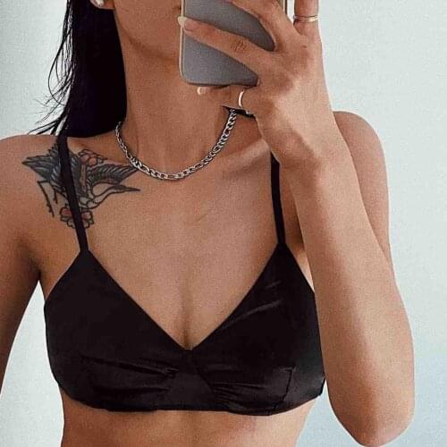 At A Loss Power Necklaces Figaro Chain Stainless Steel Custom Jewelry Manufacture 222 Necklace Simple Style Of Minority Necklac