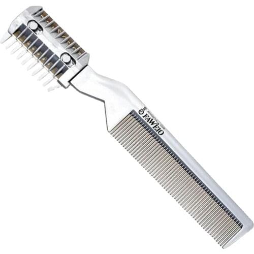 Professional Hair Razor Comb Hair Comb Hair Trimmer with Blade Hair Thinning Device Hair Styling Salon Accessories Barber Tools