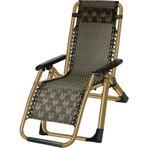 Recliner folding lunch break single portable small rocking chair special chair for adults to prevent wrestling