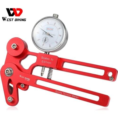 WEST BIKING Bicycle Tension Meter Precision Spokes Checker Bike Wheel Builders Tool Tension Reliable Accurate Stable Bike Tools