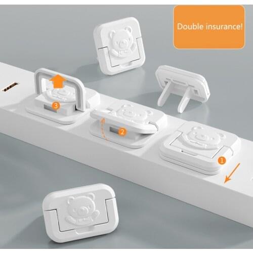 10pcs Power Socket Plugs Protector Cover Baby Child Safety Protector Anti Electric Shock Child Plug Guard Safe Lock home Access