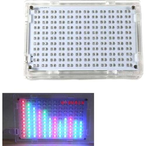 1Pc LED Display Music Spectrum Analyzer Amplifier Hifi MP3 PC Audio Level Meter Kits