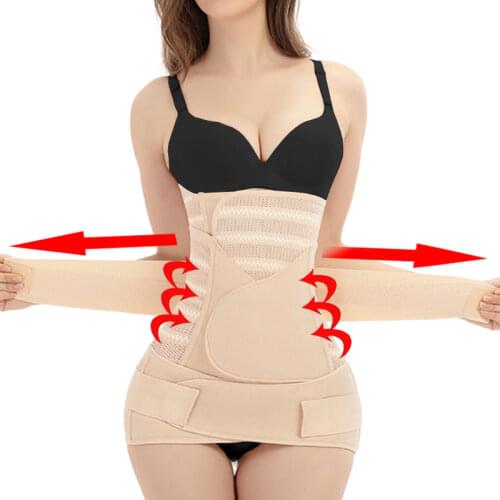 Corset 3 in 1 Postpartum Belly Band Pregnant Women Tummy Belly Polvis Belt Wrap Wait Trainer Postnatal Bandage Strap Body Shaper