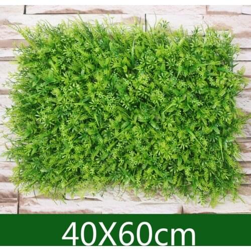 40X60cm Artificial Plants Simulation Plastic Grass Mat Home Garden Fence Decoration Carpet Lawn Fake Plants planta artificial