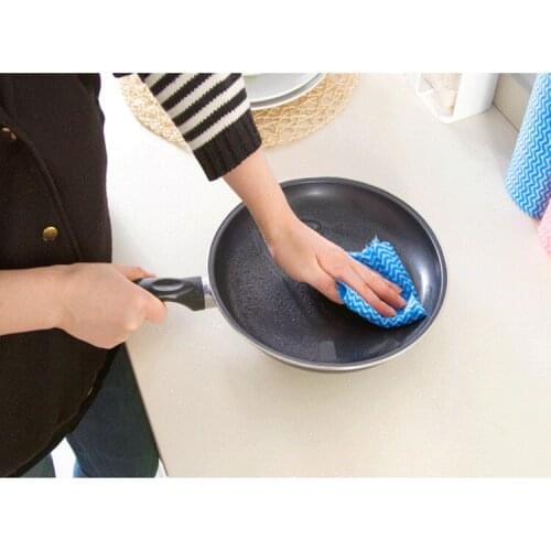 50 sheets of tearable cleaning cloth, disposable, roll, non-woven cloth, household scouring pad, non-stick cloth