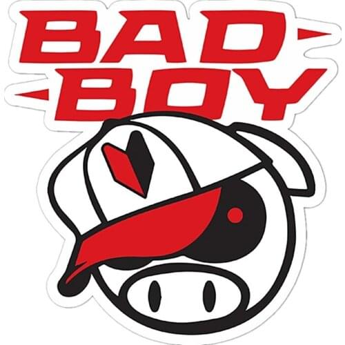 B0505# 13CM/17CM Self-Adhesive Decal Bad Boy Car Sticker Waterproof Auto Decors on Bumper Rear Window Laptop