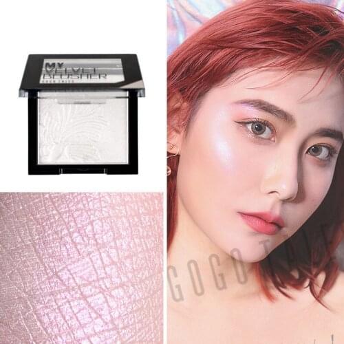 Brand Face Makeup Shimmer Fan Velvet Bronze Highlighter Tone Contour Palette Light Set Brighten Skin Color Lasting Waterproof