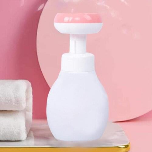Soap Dispenser 300ml Childrens Flower Foam Lotion Jar Flowers Bottle Hand Liquid Soap Pump Dispenser For Kid Travel Cosmetics
