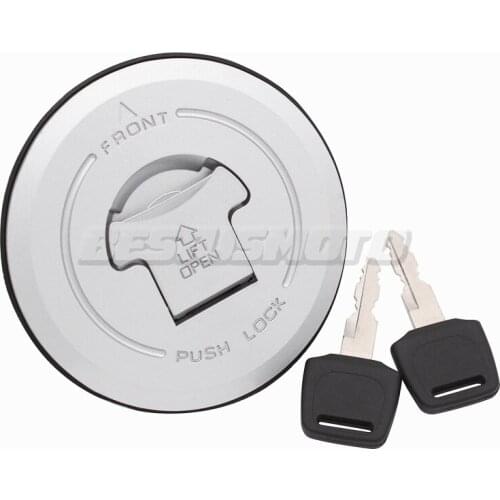 Motorcycle Gas Fuel Petrol Tank Cap w/Keys For Honda MSX125 CB250 Hornet CBR250/250R/300R/500R CB300F/500X VTR250 CB750