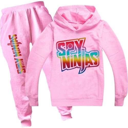 Fashion Children Clothes Autumn SPY NINJA Baby Girls Clothing Boys Cotton Jacket Pants 2Pcs Set Child Sport Casual Costume Kids