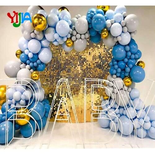 Square Glitter Vivid 3D Air Active Disco Shimmer Sequin Panel Backdrop Wall For Party Wedding Birthday Event Decoration