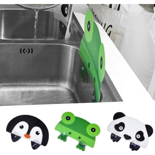 Hot Sales Anti-water Board Cute Sturdy Effective Dish Fruit Vegetable Washing Anti-water Panda Shape Board for Sink