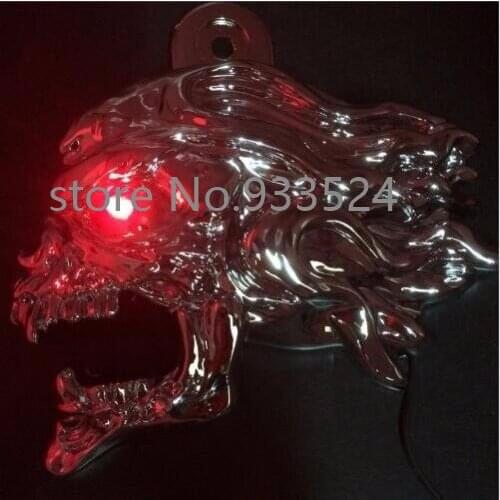 Motorcycle Horn Cover for Harley Side Mount Cowbell all V-rods LED Chrome