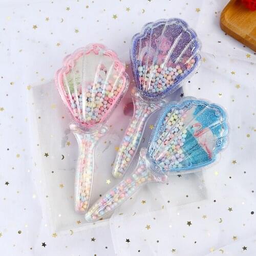 Cartoon Hair Brush Cartoon Femme Comb Cute Barber Styling Comb Brush Anti-hair Hairdressing Shell Comb Styling Tool