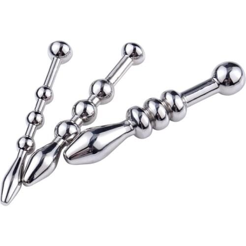 Male Stainless Steel Penis Urinary Plug Urethra Catheter Sex Toy Urethra Stimulate Dilator Masturbation Rod BDSM Sex Toy For Men