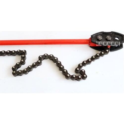 900mm /1000mm /1200mm Chain Type Pipe Pliers Hand Tool Pliers 45 # Steel Chain Plier For Pipeline repair Chain Pipe Wrenches