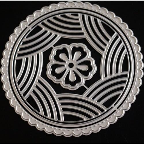 SCD1106 Circle Metal Cutting Dies For Scrapbooking Stencils DIY Album Cards Decoration Embossing Folder Craft Die Cuts Tools