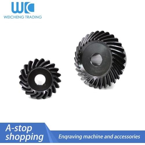Spiral bevel gear 1/1.5/2/2.5 mold standard bore 6/8/10/12/14/15/16/17/18/19/20/22 surface quenched and blackened 45 steel