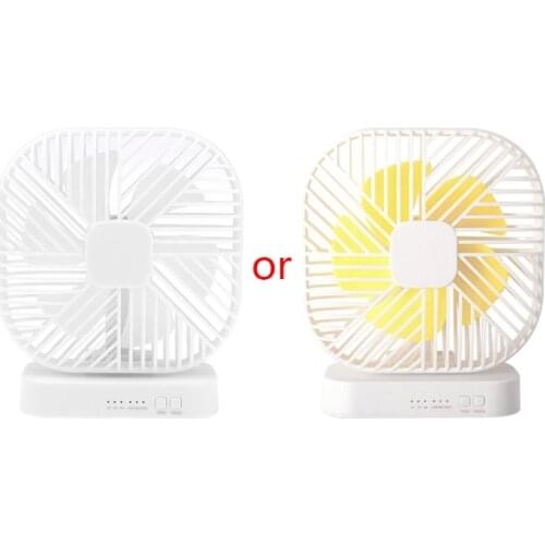 Magnetic USB Fan USB or AA Battery Powered Desk Fan with 3 Speed Timing Function