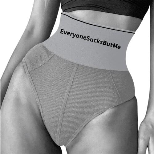 Women Cool Letter Printed Elastic Shorts Swimwear Beach Sports Brief Style Simple Female New Fashion High Waist Shorts L3