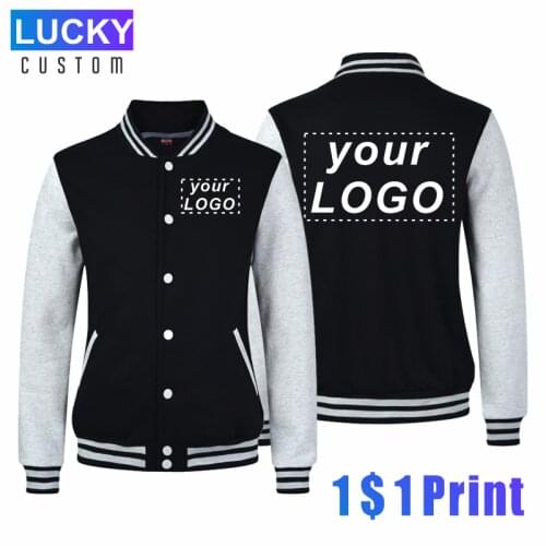 Mens And Womens Baseball Uniforms Custom Printing Embroidery Couples Warm Jacket All-match Plus Velvet Jacket 3xl