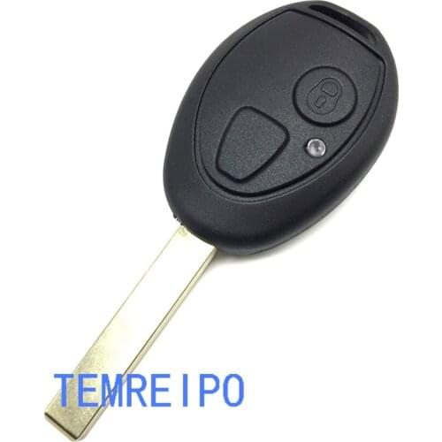 10pcs/lot 2 Buttons Remote Car Key Fob Case Shell For Land Rover MG BMW Mini One Cooper R50 ZT ZR 75 Key Cover Replacement