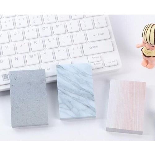 12packs/lot 45*71mm Novelty Vintage Marbling design convenient Memo Sticky NotePad students gift prize office school supplies