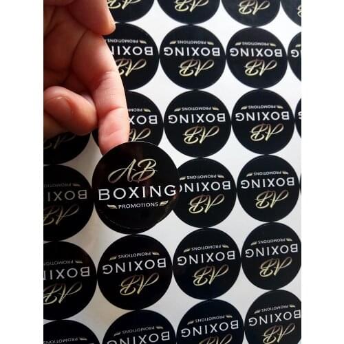 65mm Custom logo printing Sticker Label