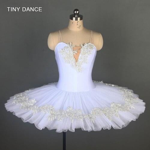 Snow White Stiff Tulle Ballet Tutu Adult Ballerina Dress Performance Stage Costume Ballet Dance Tutus for Girls BLL112-7
