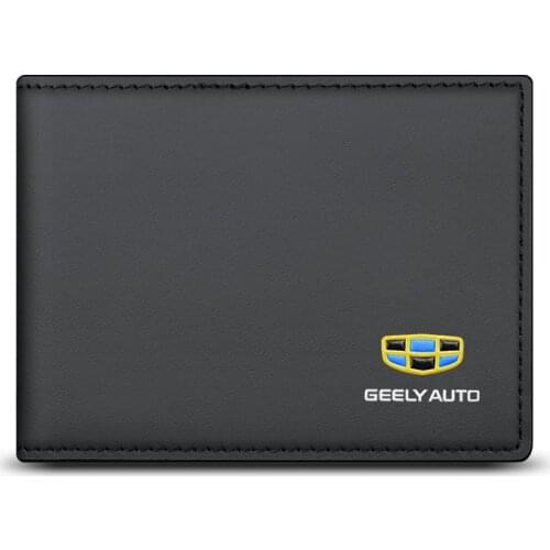 Car Driver License ID Card Wallet Storage Accessory For Geely Atlas Coolray Mk Cross Boyue NL3 X6 EX7 Emgrand X7 SUV GS GT GC9