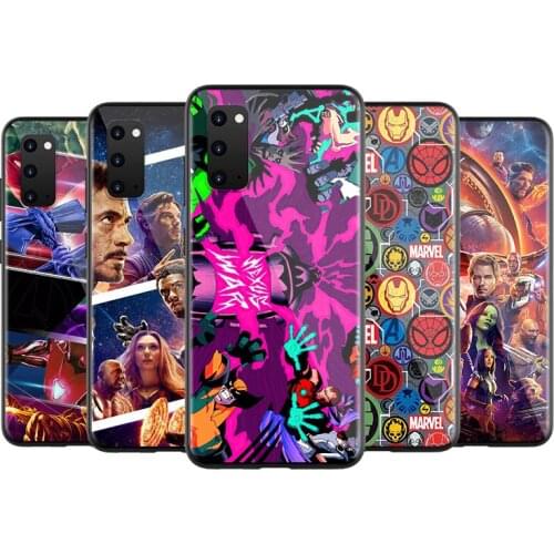 Marvel Avengers Superhero For Samsung S20 FE A91 A81 A72 A71 A52 A51 A42 A41 A32 A31 A21S A21 A12 A11 A02 Plus Phone Case