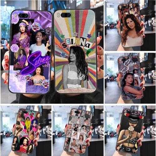 Selena quintanilla Phone case For Xiaomi Mi Max Note 3 A2 A3 8 9 9T 10 Lite Pro Ultra Frosted black luxury bumper soft