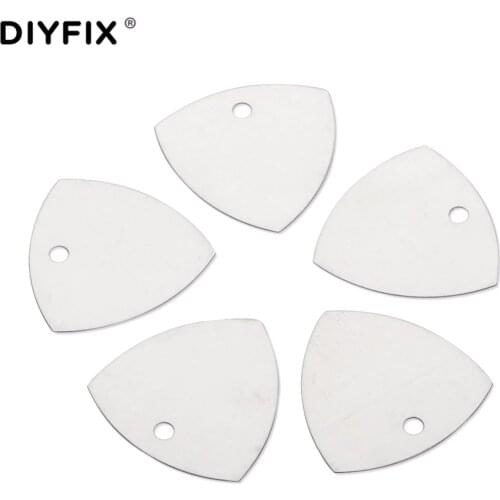 DIYFIX 5Pcs/lot Ultra Thin Pry Opener Metal Guitar Picks for iPhone 8 LCD Screen Back Plate Repair Opening Tool