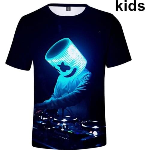 3 To 13 Kids t shirt Candy Band DJ 3D Printed t-shirt Boys Girls Fashion Hip hop tshirt t shirts Children Clothes
