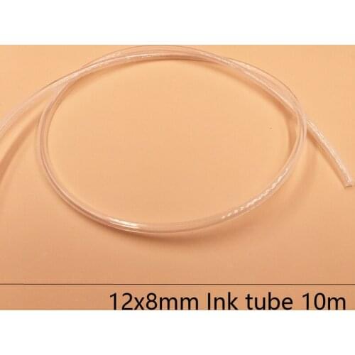 10 meters eco solvent ink Tubing for Bulk ink System 12x8mm Roland, Mutoh, Mimaki Printers ink line tube ink supply tube