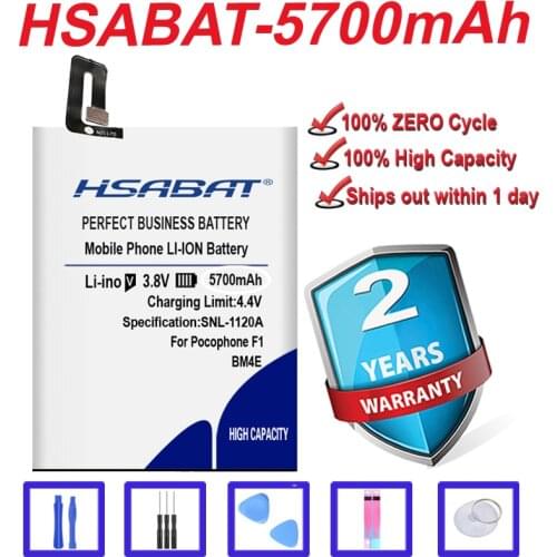 HSABAT Xiaomi Pocophone F1 Phone Batteries
