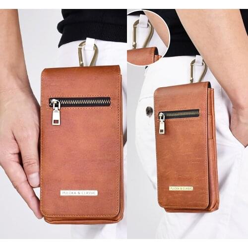 VIETAO Smartphone Leather Phone Bag for iphone 11 12 13 pro max xr case For Sansung s21 s20 ultra A51 A31 Moblie Bags case