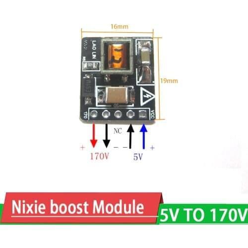 MINI Nixie High Voltage Boost Power Supply Module Board DC 5V -9V to 170V for Glow clock Tube Magic Eye IN-14 IN-12 QS30 IN-18