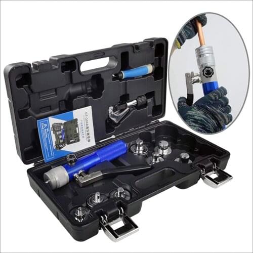 HVAC Hydraulic SWAGING Tool Kit Copper Tube Expander for Copper Tubing Expanding 3/8" to 1-1/8"