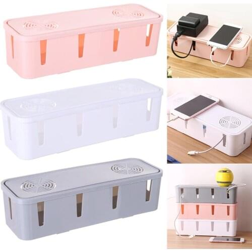 Latest Cable Storage Box Wire Management Socket Tidy Organizer Safety Home Container Cable Management Case хранение проводов