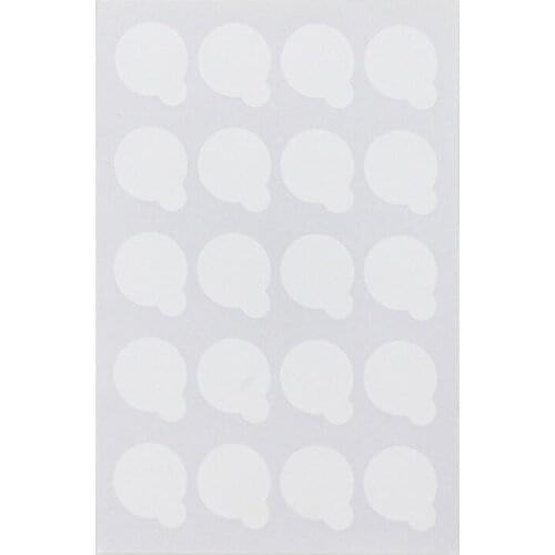 100pcs disposable Eyelash glue holder Pallet Eyelash Extension glue pads stand on eyelash jade stone