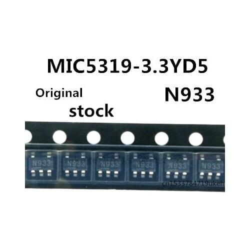 Original 20PCS/ MIC5319-3.3YD5 3.3V SOT23-5