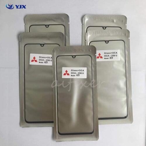 5pcs 2in1 Front Glass Lens with OCA Film For Samsung Galaxy A10 A20 A30 A40 A50 A70 A90 A51 A71 A10s Screen Touch Lamination