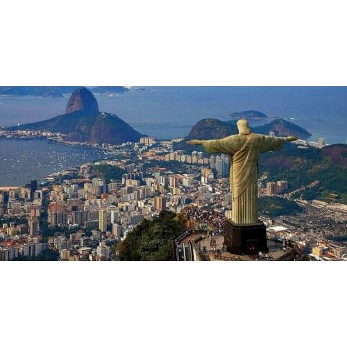 More style Modern Decoration Briza Rio de Janeiro London Bridge Dubai Art Film Print Silk Poster Home Wall Decor 24x36inch