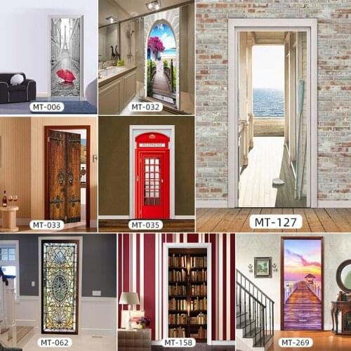 PVC Self-adhesive Bedroom Sexy Wall Decoration Removable Waterproof Creative Pattern Custom Room Door Stickers 3d Stickers
