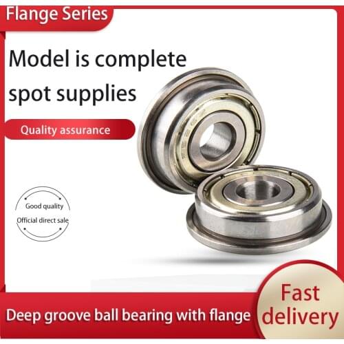 Deep groove ball bearing with flange F6200 6201 6202 6203 6204 6205 6206ZZ/2RS