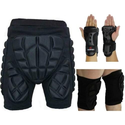 Sports Protective Hip Pad Knee Pads Wrist Palm Support Roller Skateboarding Snowboarding Skiing Impact Extreme Sport Protection