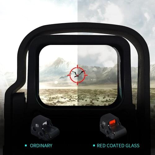 Tactical Holographic Aluminum 558 Red Green Dot Sights Reticle Brightness Adjustable Hunting Airsoft Riflescope 20mm Rail Mount