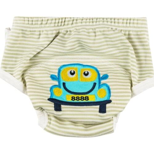 [Stock Promotion ]10pcs/Pack 100% Cotton Training Pants Girl BoyDesigns Baby Trainers Baby Wears Toilet Potty Trainers